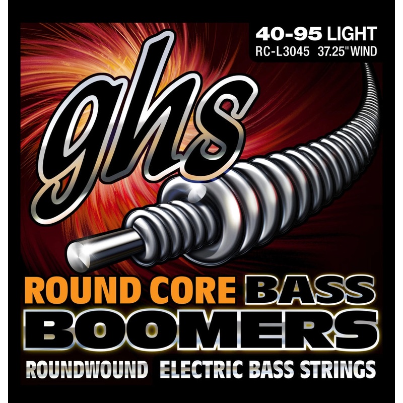 Ghs RC-L3045 Round Core Electric Bass Boomers String Set 40-95