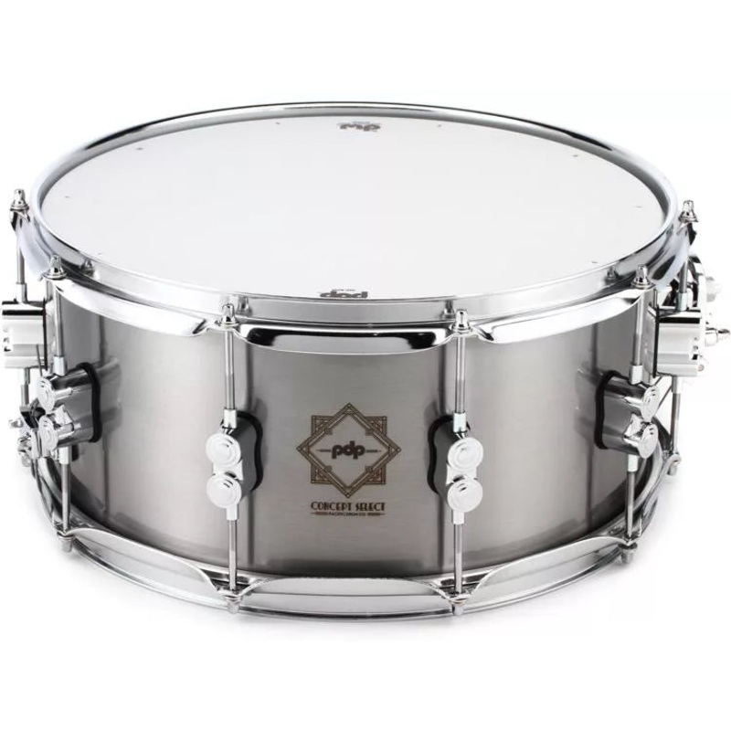 PDP PDSN6514CSST Concept Select Snare Drum (Steel) – 6.5″ x 14″