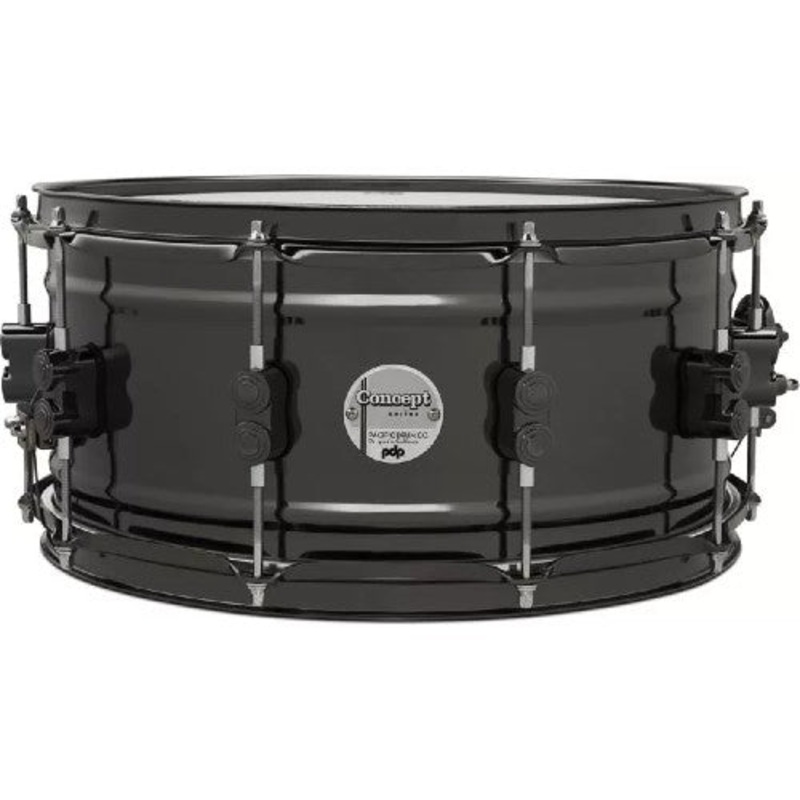 PDP PDSN6514SSBNB Concept Snare Drum (Black Nickel) – 6.5″ x 14″