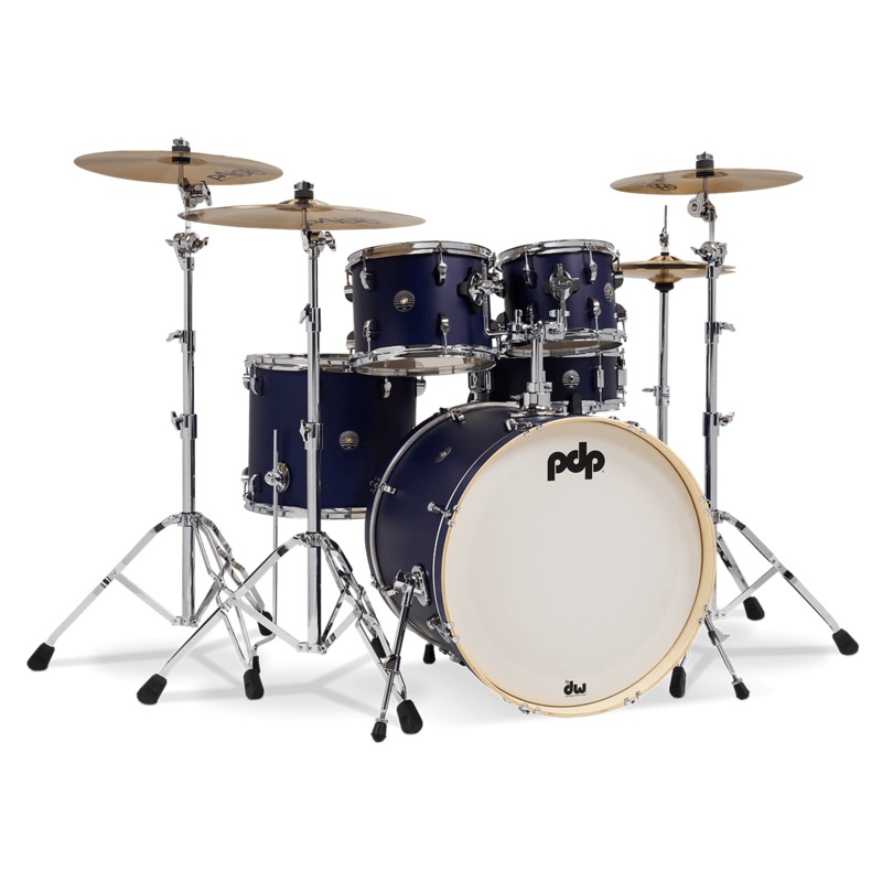 PDP PDST2215BL Spectrum Series 5-Piece Shell Pack with 22″ Bass Drum – Ultra Violet Stain