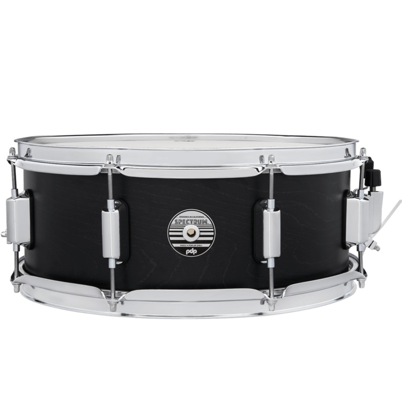 PDP PDST5514SSBK Spectrum Series Snare Drum (Ebony Stain) – 5.5″ x 14″