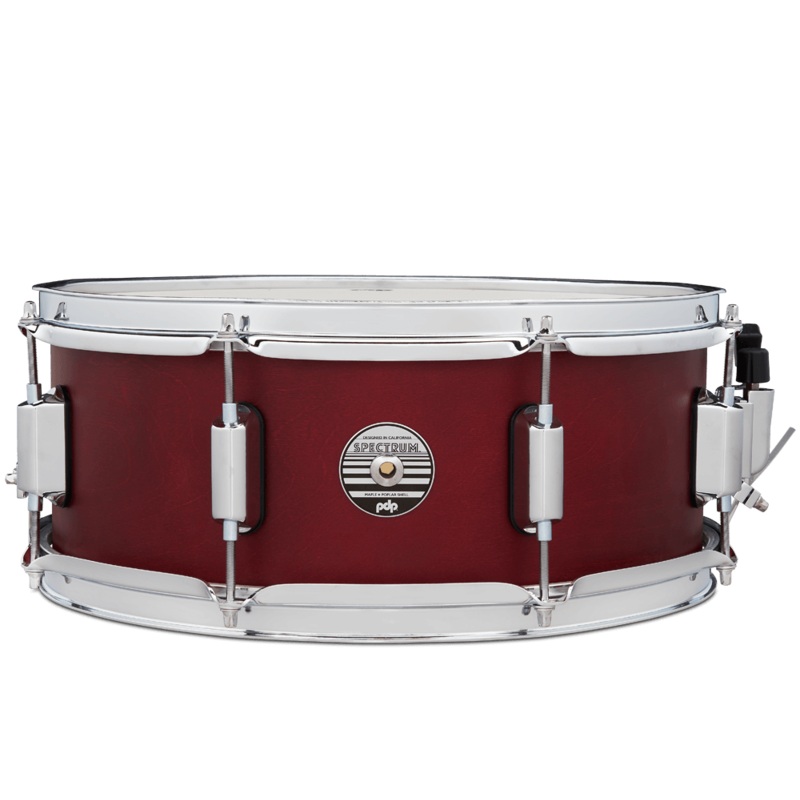 PDP PDST5514SSRD Spectrum Series Snare Drum (Cherry Stain) – 5.5″ x 14″