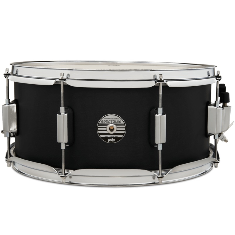PDP PDST6514SSBK Spectrum Series Snare Drum (Ebony Stain) – 6.5″ x 14″