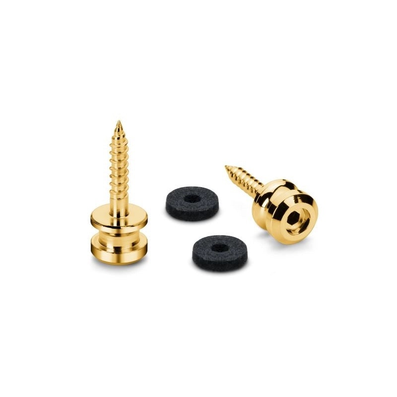 Schaller S-LOCK Medium Button Strap Locks (Gold)