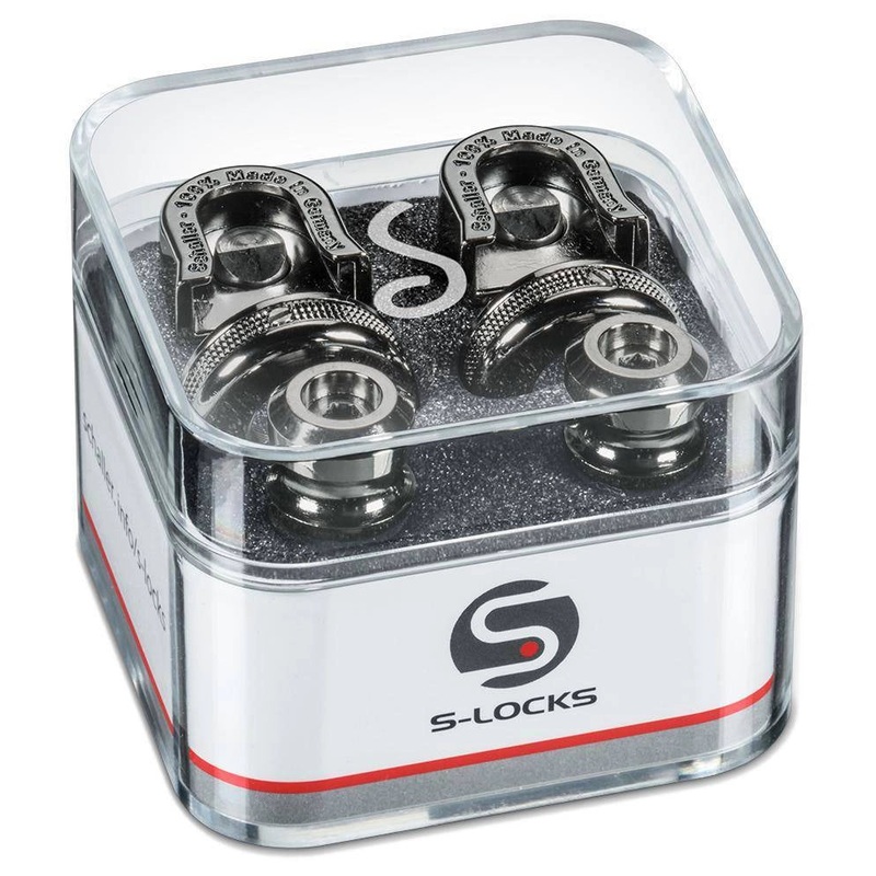 Schaller S-LOCK Strap Locks (Ruthenium)