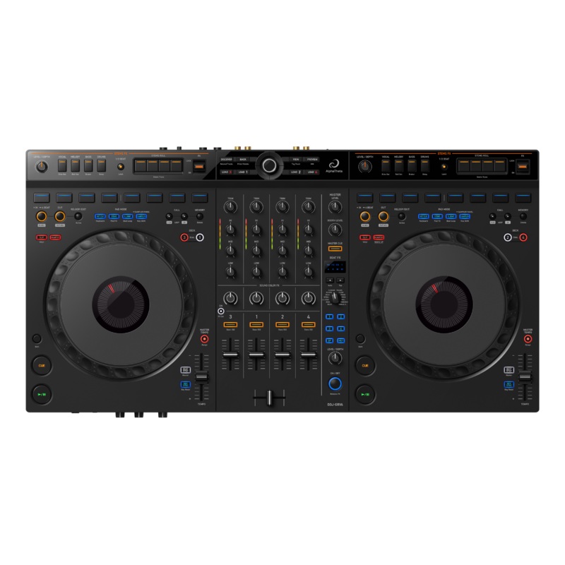 AlphaTheta DDJ-GRV6 4-Channel DJ Controller for Rekordbox and Serato DJ Pro
