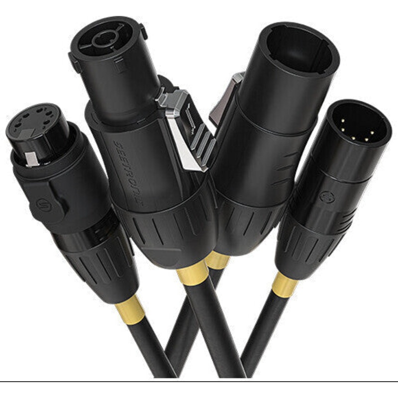 Chauvet Professional RIGLINK-COMBO10FT TR1 DMX Combo IP Cable – 10′