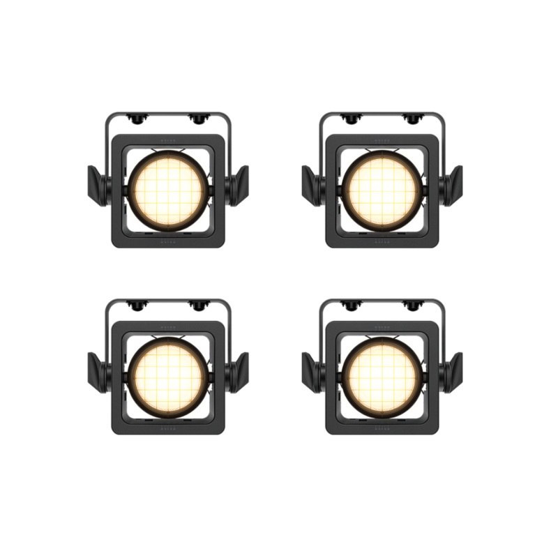 Chauvet Professional STRIKE-ARRAY1-HEADS 4 Frame Mounted Heads With Yokes And Cables