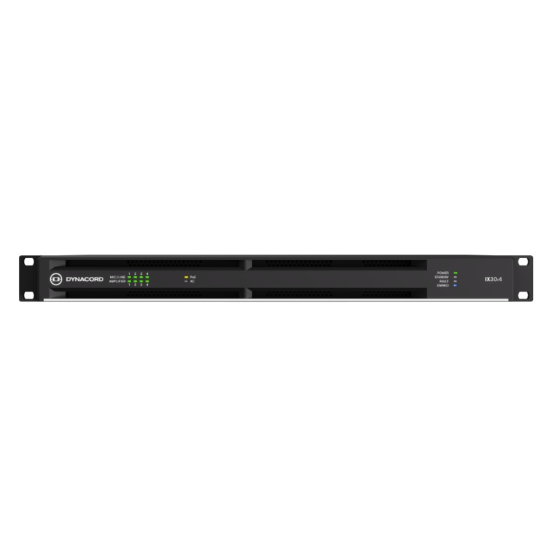 Dynacord IX30-4-US 4 Channel Networked Multichannel DSP Amplifier – 3KW