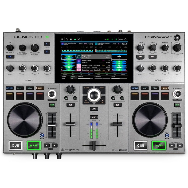 Denon DJ PRIME GO+ Ultra-Portable Battery-Powered Standalone DJ Controller