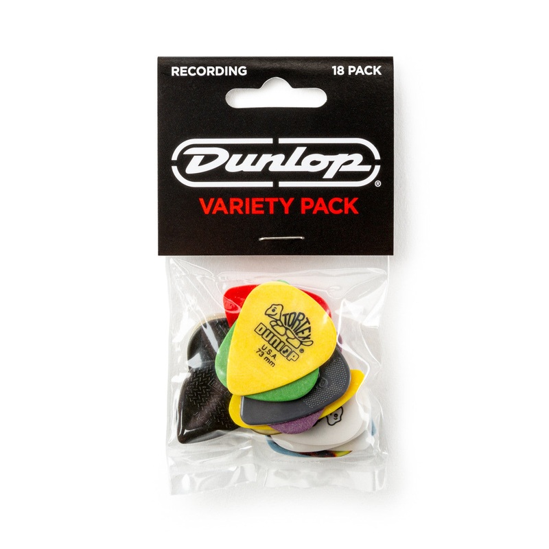Dunlop PVP120 Recording Pick Variety Pack – 18 Pack