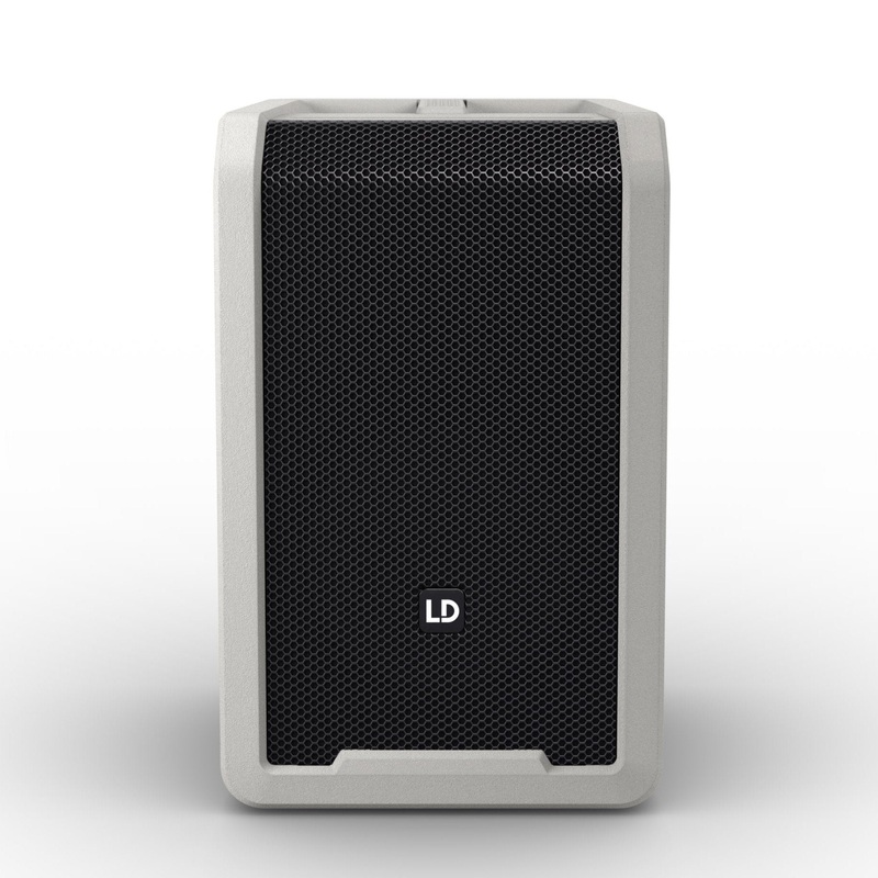 LD Systems ANNY 8 G Portable Battery-Powered Bluetooth PA Loudspeaker (Urban Grey) – 8″