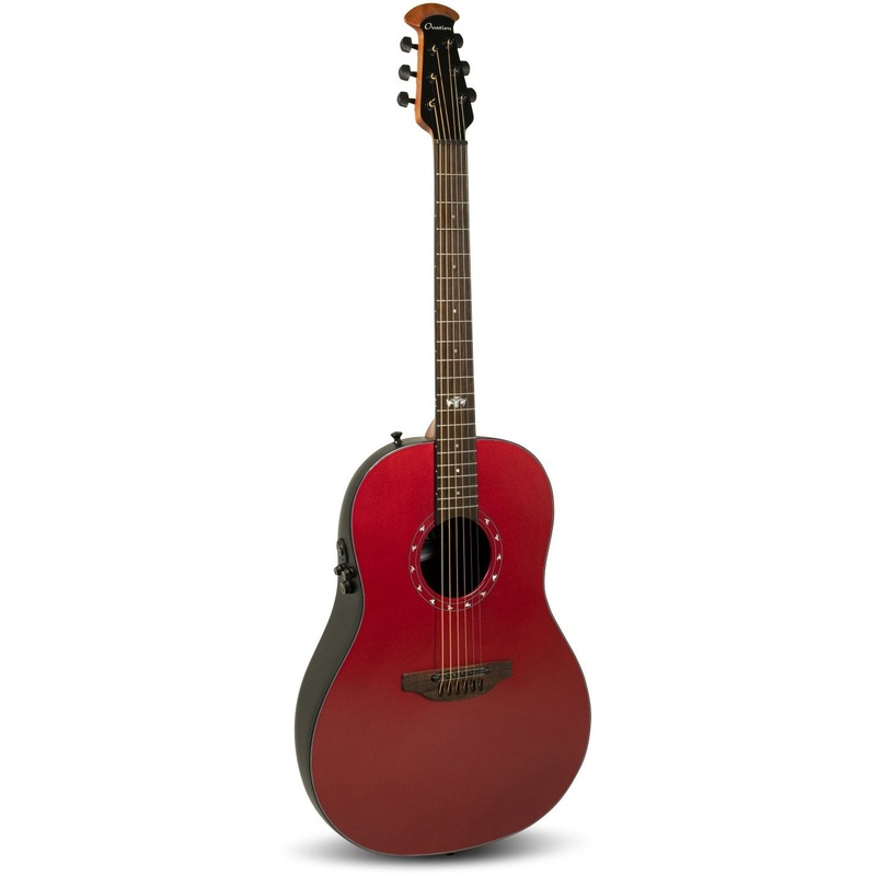 Ovation 1516VRM-G Ultra Series Acoustic Electric Guitar (Vampira Red Metallic)