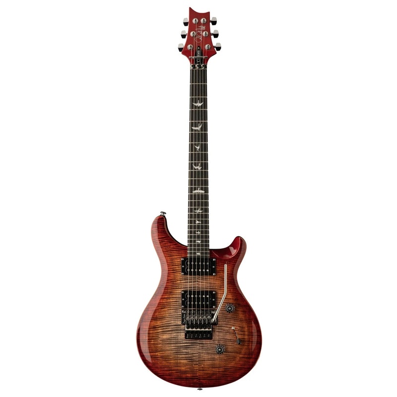 PRS SE CUSTOM 24 FLOYD Electric Guitar (Charcoal Cherry Burst)