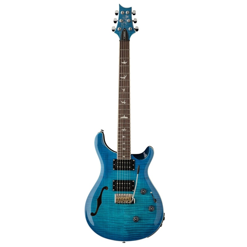 PRS SE CUSTOM 24 Semi-Hollow Piezo Electric Guitar (Lake Blue)