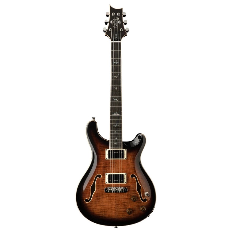 PRS SE Hollowbody II Piezo (Orange Tiger Smokeburst)