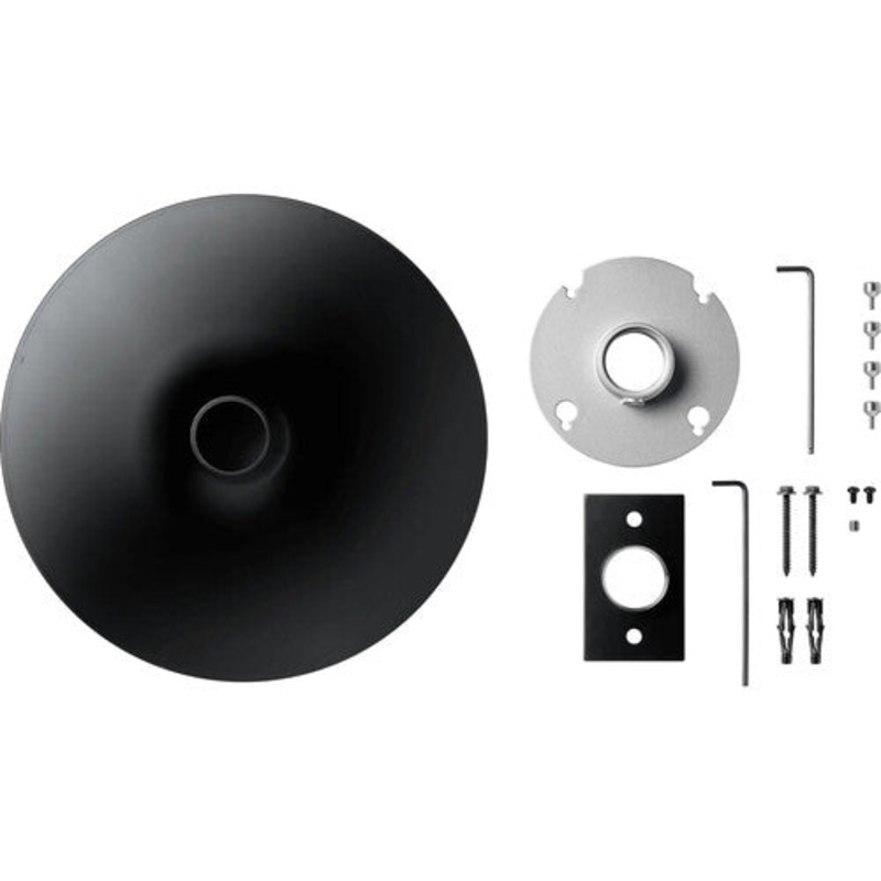 Shure A900B-R-PM Pole-Mount Kit for MXA920-R Microphone and 1.5″ NPT Pole (Black)