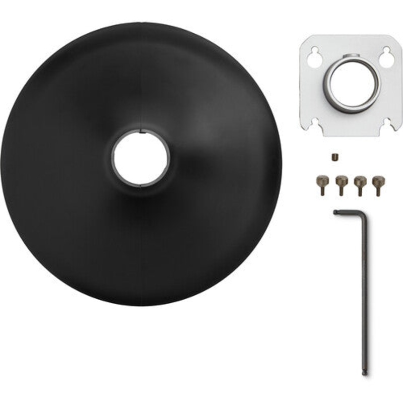 Shure A901B-R-PM-1.5IN Pole-Mount Kit for MXA901-R Microphone and 1.5″ NPT Pole (Black)