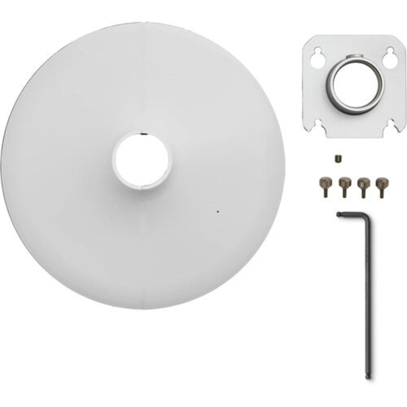 Shure A901W-R-PM-1.5IN Pole-Mount Kit for MXA901-R Microphone and 1.5″ NPT Pole (White)