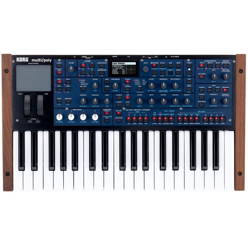Korg MULTI/POLY Analog Modeling Synthesizer – 37 Keys