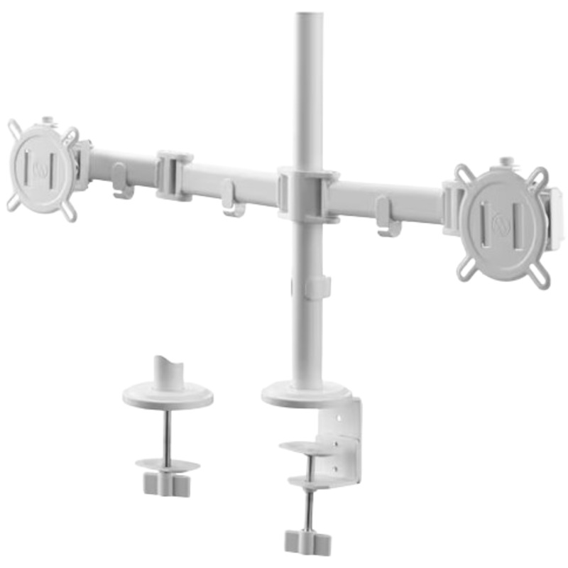One For All DM2220 Smart Dual Monitor Mount (White)