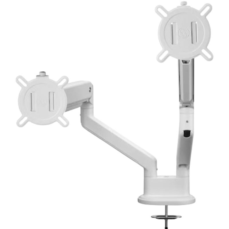 One For All DM4220 Dual Solid Monitor Mount (White)