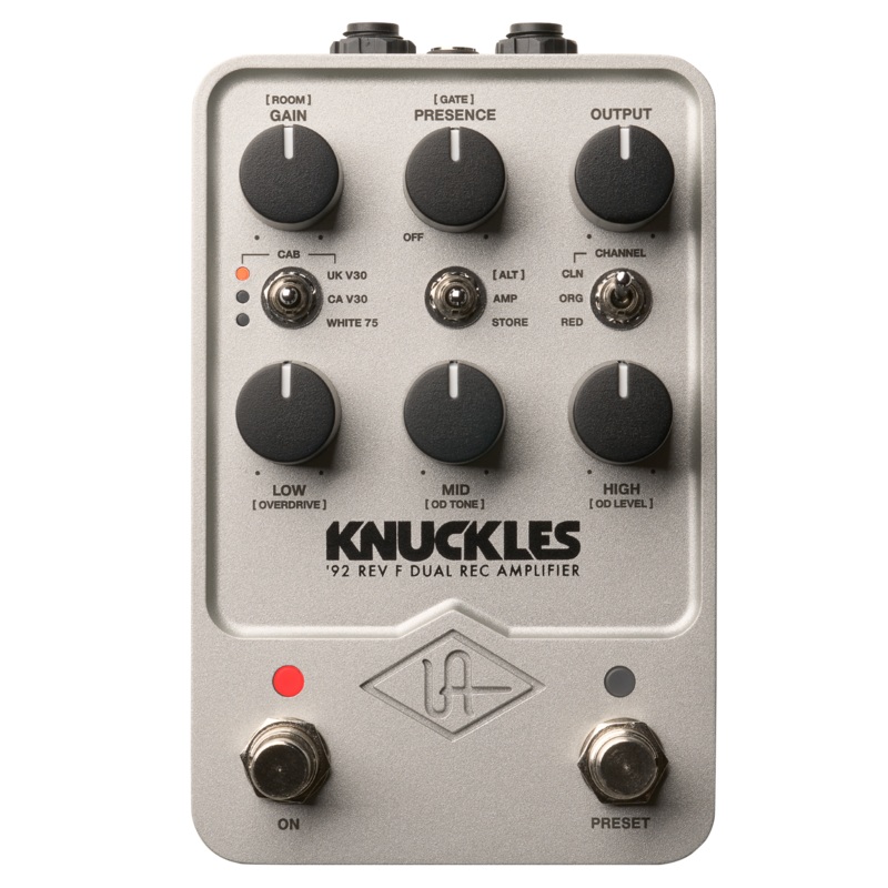 Universal Audio KNUCKLES ’92 Rev F Dual Rec Amplifier Pedal