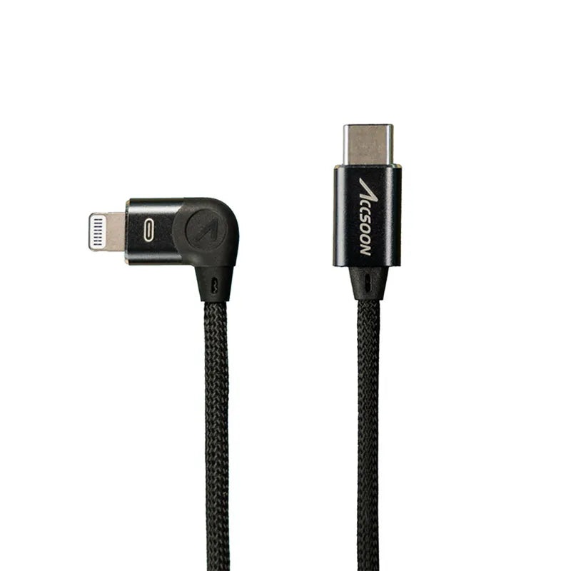 Accsoon ACS-XC-UIT02-CL USB-C to Lightning Cable – 30cm