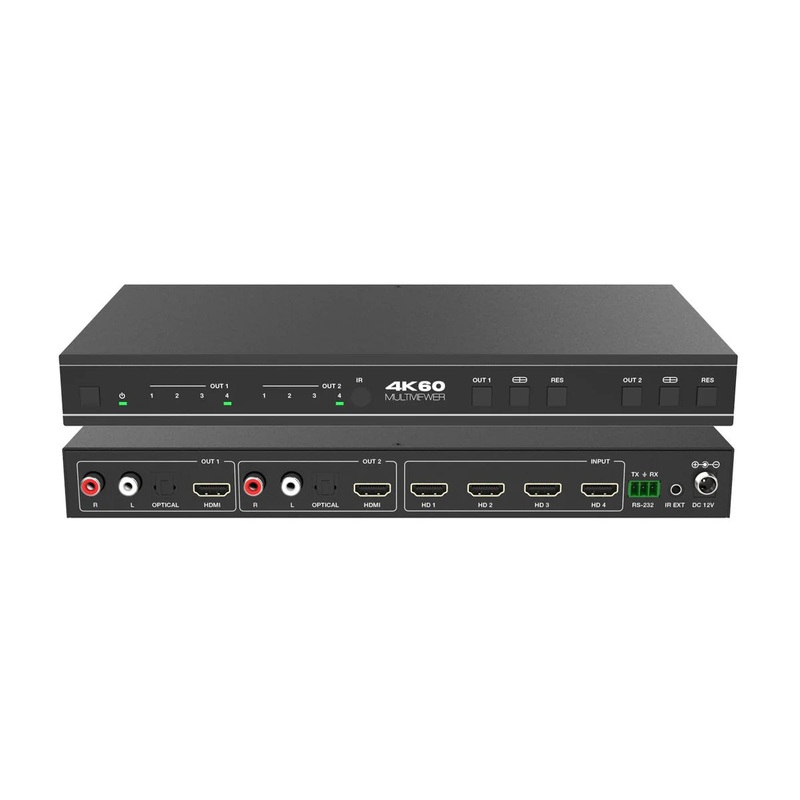 DVDO Matrix-42SS-MV 4K 4×2 Seamless HDMI Matrix Switcher with Multiview