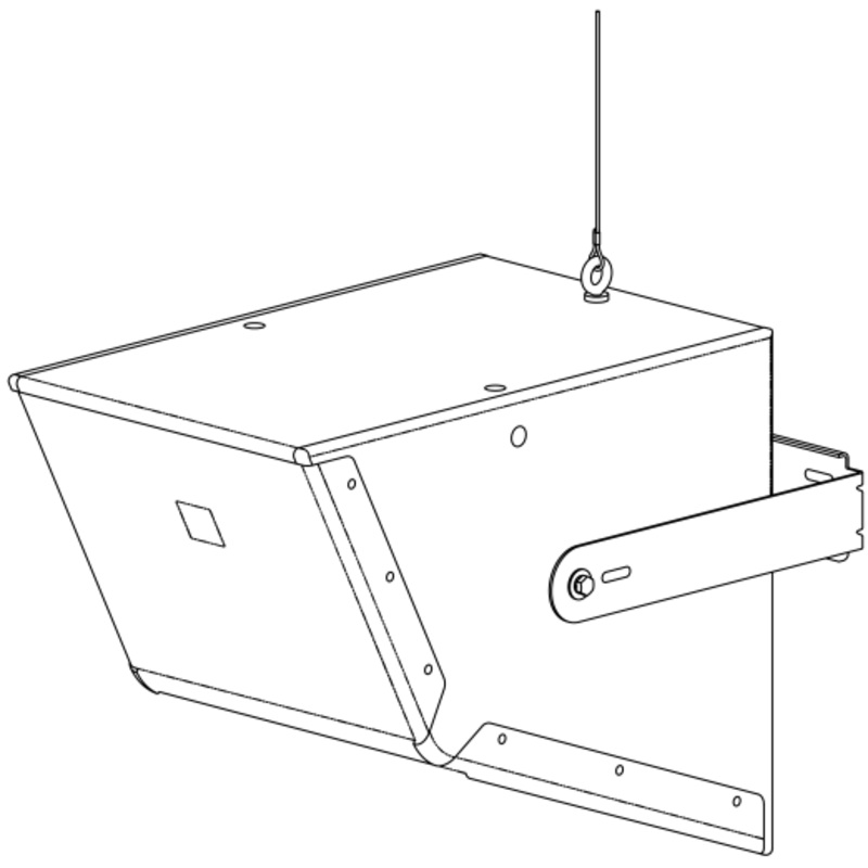 Electro-Voice EVC-UB3-BLK U-bracket for EVC-1122-VI Black