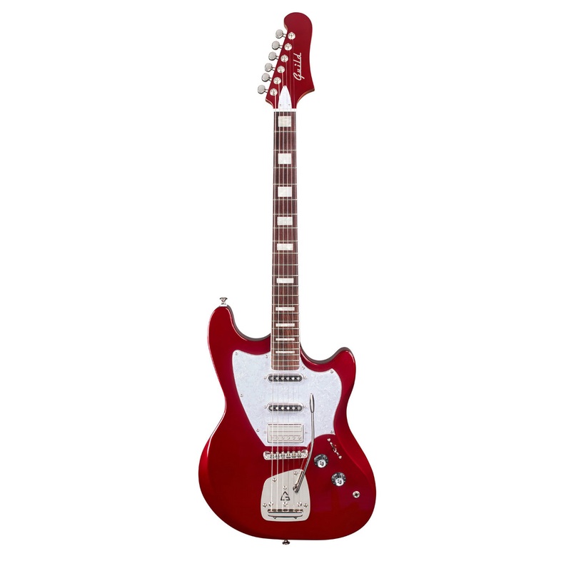 Guild SURFLINER DELUXE Electric Guitar (Scarlett Red Metallic)