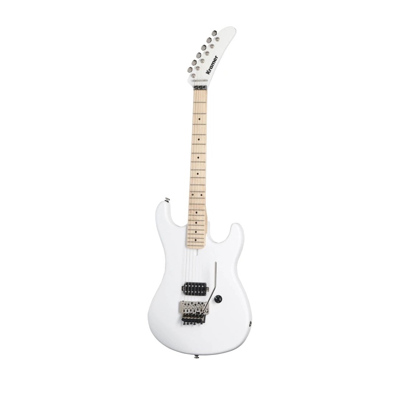 Kramer K84AANSCF The 84 Electric Guitar with Gigbag (Angel White Satin)