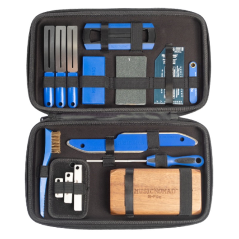 MusicNomad FRET-TOOL-18PC-SET Premium Guitar Tech Fret Tool Set