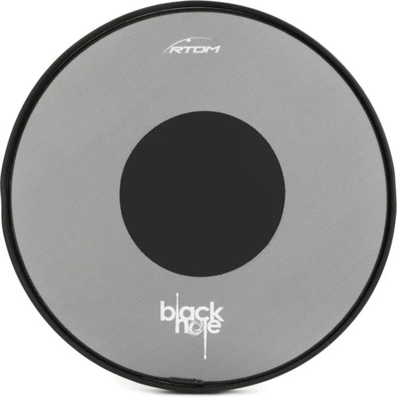 RTOM BLKHOL20V2 Black Hole Mesh Bass Drum Practice Pad Version 2 – 20″