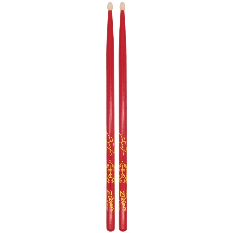 Zildjian ZASJD3 Josh Dun Signature 5A Drumsticks (Clancy Red)