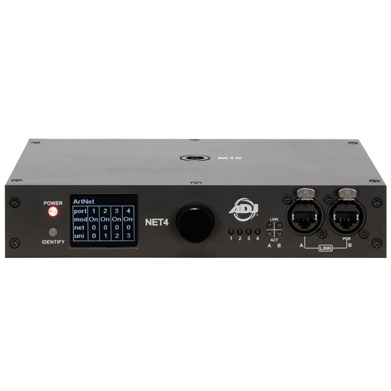 American DJ NET4 4 Port DMX Over Ethernet Node