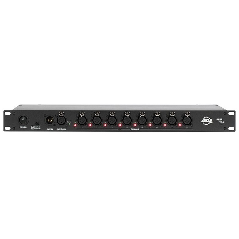 American DJ RDM-XS8 8 Way DMX and RDM Data Splitter