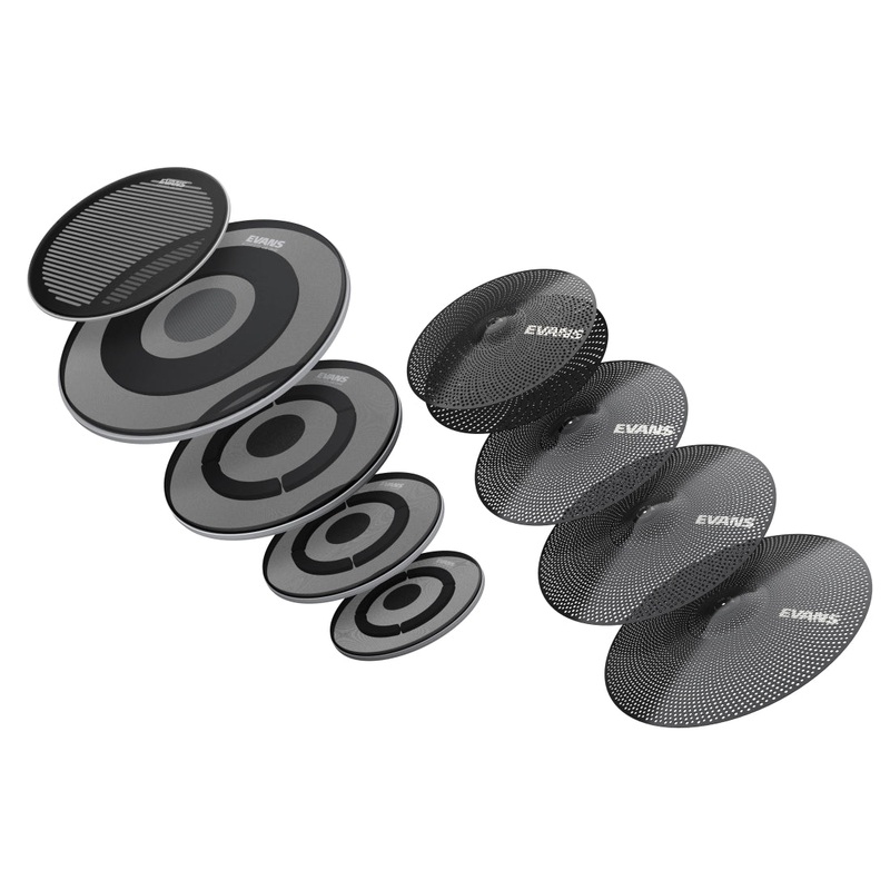 Evans ECPPB-DB1-R dB One Drum Head Rock Pack and dB One Cymbals Pack