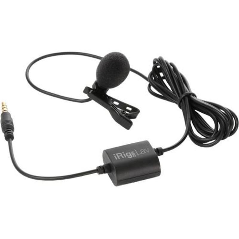 IK Multimedia IRIG MIC LAV 2-PACK Compact Lavalier Microphones For Smartphones And Tablets