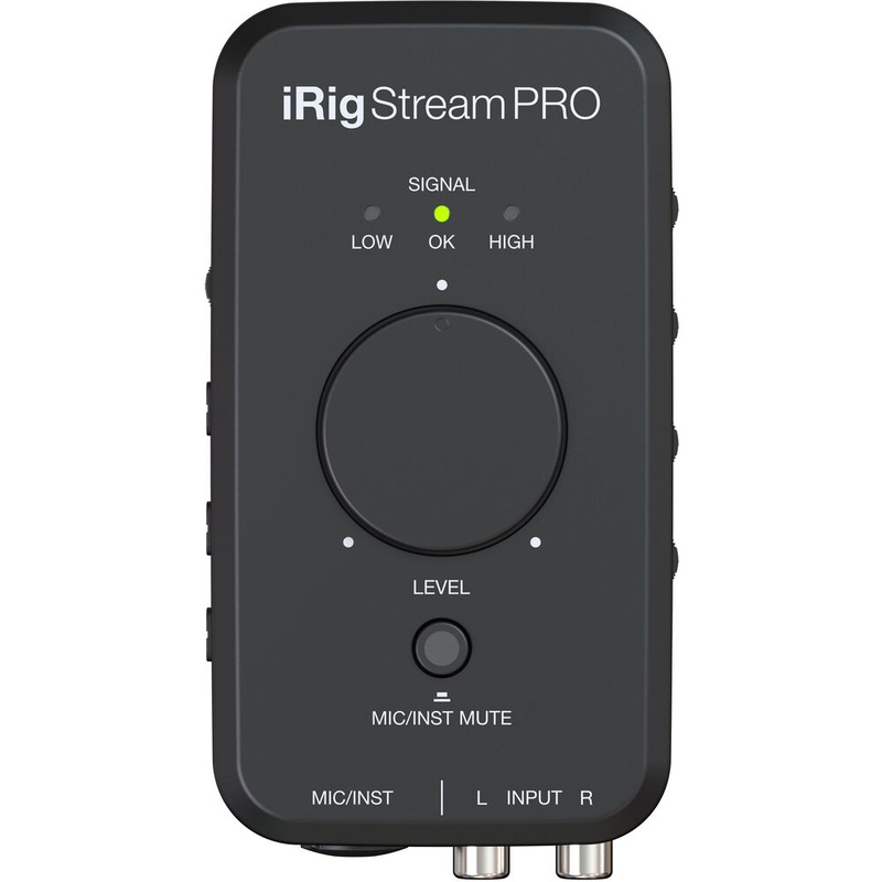 IK Multimedia IRIG STREAM PRO Ultracompact 4×2 Audio Interface for Computers, Smartphones, and Tablets