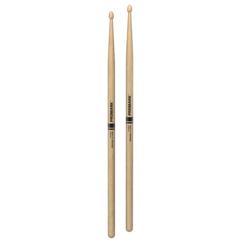 Pro-Mark RBH535LAW Rebound Long Lacquered Hickory Drumsticks – 7A
