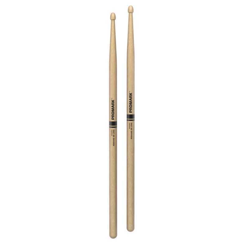 Pro-Mark RBH625LAW Rebound Long Lacquered Hickory Drumsticks – 2B
