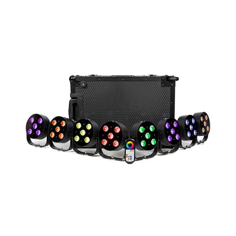 ColorKey CKU-6038 MobilePar HEX 5 with Charging Road Case Trolley (Set of 8)