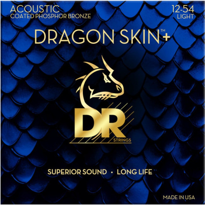 DR Handmade Strings DAP-12 Acoustic Guitar Strings Light – 12-54