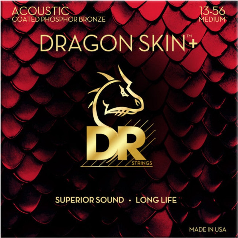 DR Handmade Strings DAP-13 Acoustic Guitar Strings Medium – 13-56