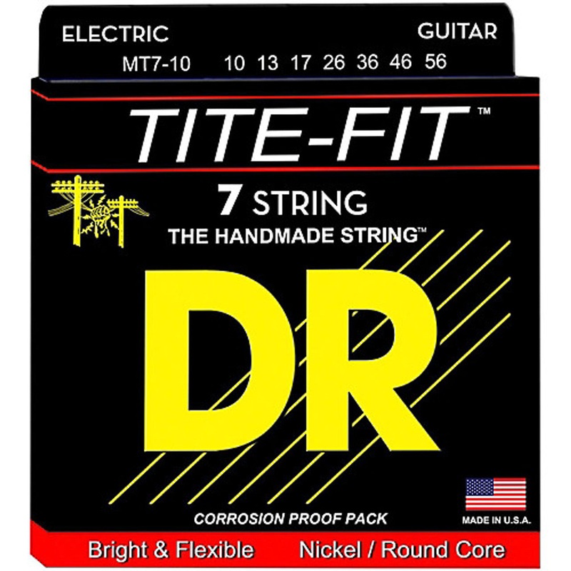 DR Handmade Strings MT7-10 7 Electric Guitar Strings Medium – 10-56