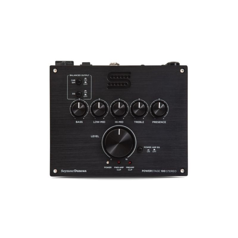 Seymour Duncan 11901-004-B Power Stage 100 Stereo 120V Guitar Amp Pedal (Black)