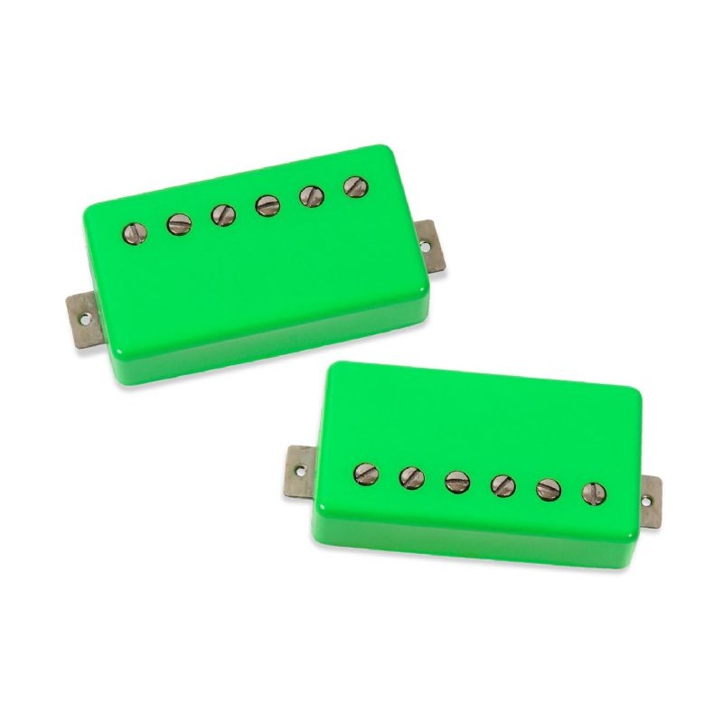 Seymour Duncan HOT RODDED Guitar Humbucker Pickup Set (Lime Green Cover)