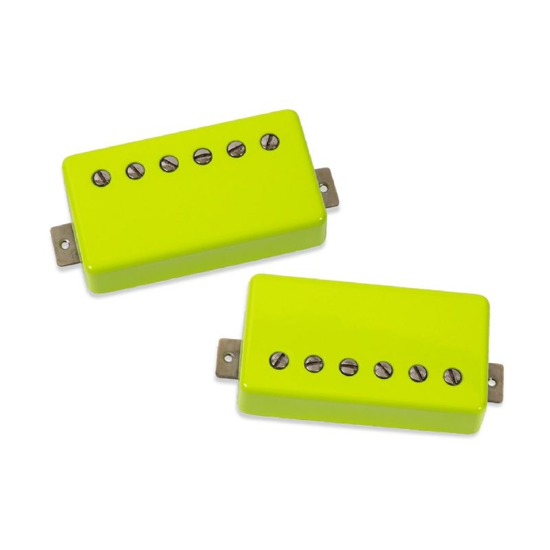 Seymour Duncan HOT RODDED Guitar Humbucker Pickup Set (Toxic Yellow Cover)
