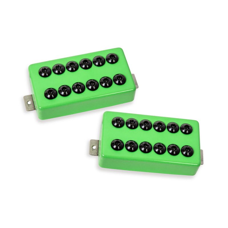 Seymour Duncan INVADER Guitar Humbucker Pickup Set (Lime Green)